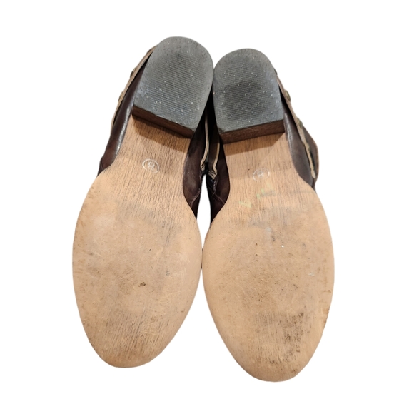 Wanted Western Inspired low heel ankle boots With Wraparound Studded Straps Sz 8 - Picture 7 of 8